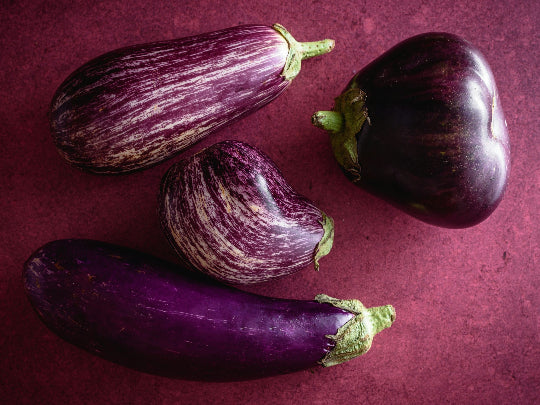 12/19 Eat Well & Age Gracefully: Aubergine Three Ways